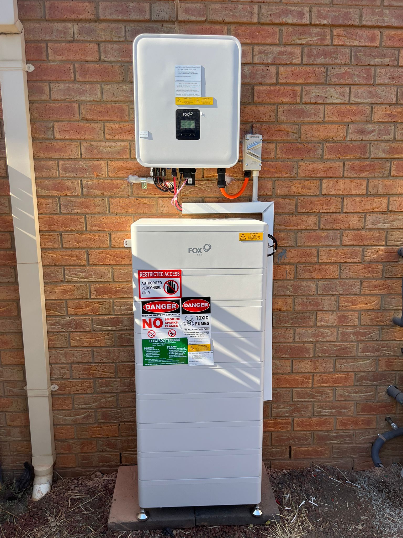 Solar and Battery Installation