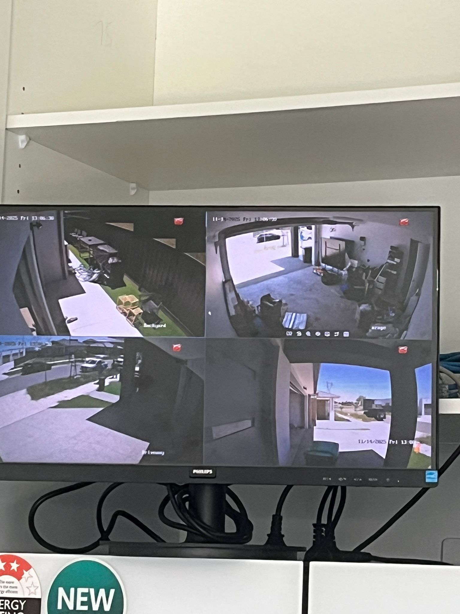 CCTV 4-Channel Live Monitor