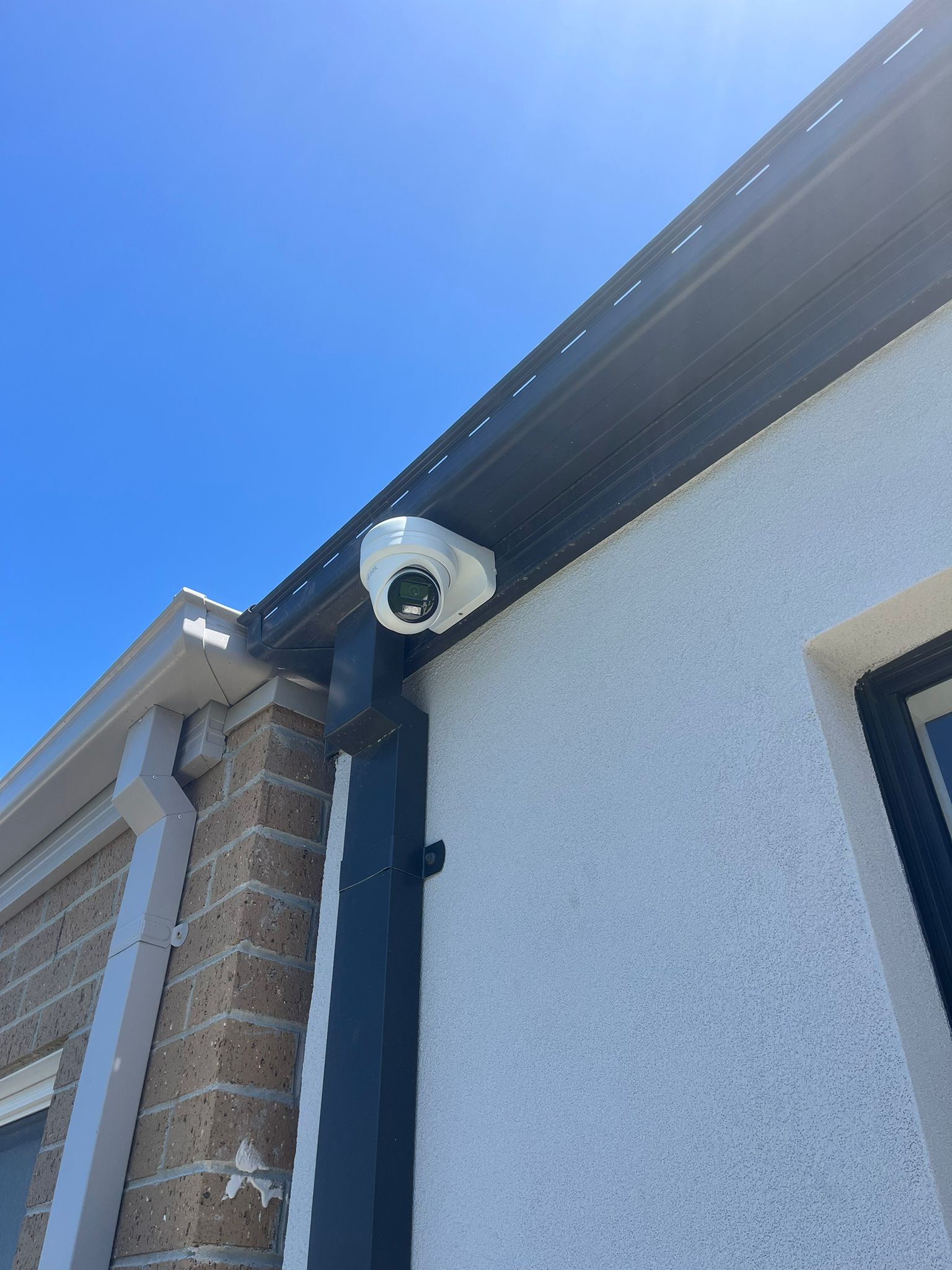 Eaves Mounted Security Camera